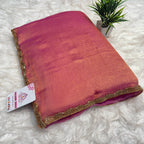 Frendy Saree with Designer Golden Lace – Assorted Colors